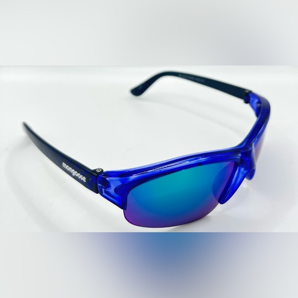 Mongoose MG02 8888 Blue Oval Half-Rim Sunglasses Frames - Picture 1 of 8
